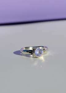 Pedestal Ring- lavender quartz