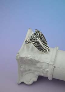 Euphoric angel wing ring