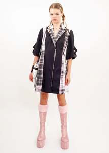 Awatea: Teen Scene Queen Tartan Shirt Dress