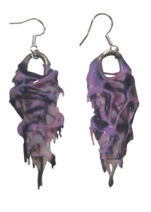 Aephotika: Dark Cocoon earrings