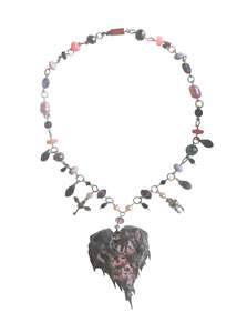 Aephotika: Oozing Candy Heart necklace