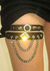 Jewel + Chain Garter