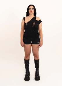 Banshee: Off Shoulder Braided Top (size 12-14)