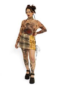 Banshee: Mash Mini Skirt- size 4 (12-14)