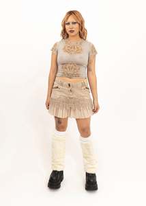 Filigree screenprinted tee