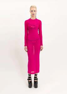 Run, Baby, Run! Dress- Hot pink