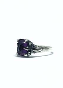 Hallowed- purple synthetic sapphire
