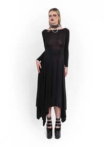 Dolly asymmetric merino dress