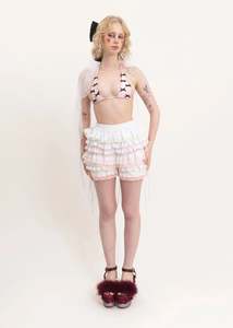 Rhoda Nunn: Lace Mix Bubble Bath Shorts- size 6