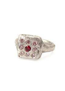 Screaming Jewellery: Square Blob Ring