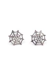 Mini Web stud earrings