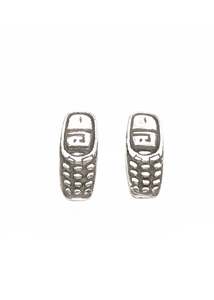Screaming Jewellery: Y2K Phone Stud Earrings
