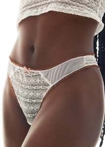 Grace lace thong