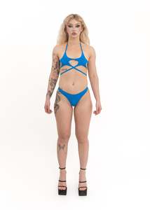 Lingerie Swimwear: OG Starkini set- electric blue