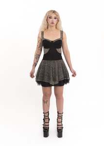 Panelled tutu dress