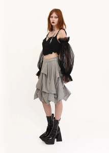 Vintage Accessories: Gathered mesh sleeves