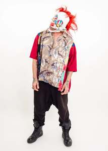 Remake: Reconstructed clashing print shirt