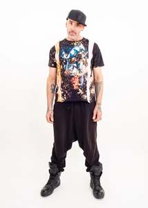 Remake patchwork Kiss t-shirt