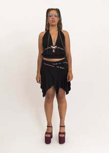 Vintage Sets Suits: Y2k butterfly princess two piece set