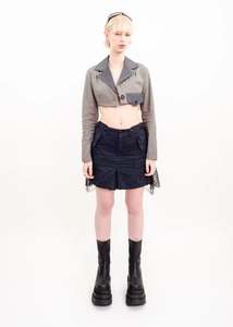 Lady Knuckles: Super Cropped Sample Shirt