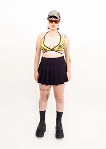 Butterfly tramp stamp mini skirt