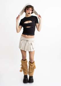 Spitsubishi: Baby Tee- black