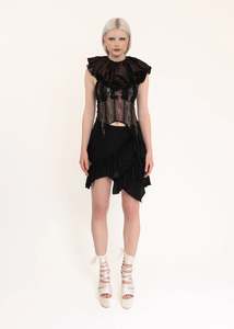 Hand-sewn Silk Ruff #2