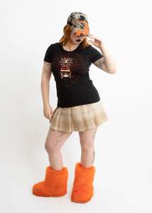 Hot Girl Halloween Edit: Vampire/ Spider Spooky Babe Graphic Tee