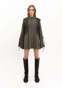 Independent Designer: Ruffle Shirt Dress