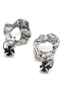 Jewellery: Raw Onyx Earrings