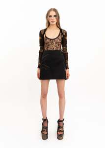 Skirts: Dead stock sun studded mini skirt