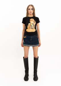 Bb Vintage: 3D sequinned tattooed baby t-shirt