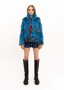 Korean vintage fox fur coat