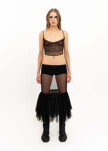 Miss Slinky beaded mesh cami