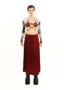 Panelled screen printed bolero
