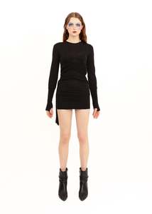 Dresses: Merino subversive wrap dress