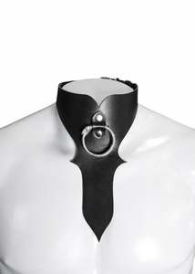 Viper Ouroboros Leather Choker