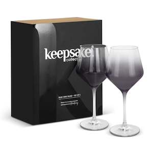 Wine Glasses And Accessories: Keepsake Dusk Wine Glass Set of 2