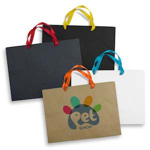Gift Bags: Extra Large Ribbon Handle Paper Bag