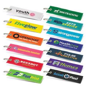 Woven Silicone Key Rings: Woven Key  Ring