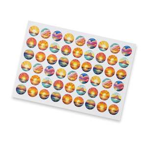 Sticker Sheet 26mm Circle - Matte