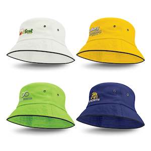 Hot Deal Collection: Bondi Bucket Hat - Black Sandwich Trim - Sale