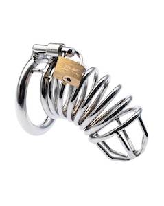 Cock Rings 1: Kink Range Spiraled Chastity Cage 45mm