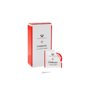 Share Satisfaction 1: Share Satisfaction Strawberry Flavoured Condom 12 Pack