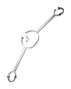 Kink - Male Spreader Bar with Neck Cuff 13.5cm Weight 1100g