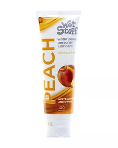 Lubes Condoms 1: Wet Stuff Peach Tube