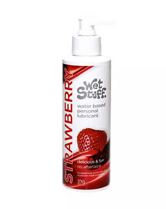 Lubes Condoms 1: Wet Stuff Strawberry