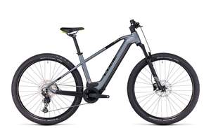Cube Ebikes: Cube Reaction Hybrid Pro 625 Flashgrey N Green