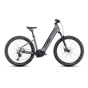Cube Ebikes: Cube Reaction Hybrid Pro 625 Easy Entry Flashgrey'n'green
