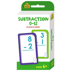 Books: Flash Cards - Subtraction 0-12